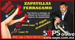 Zapatillas Ferragamo de Meño Lugo se posiciona en La Z y Monitor Latino‏