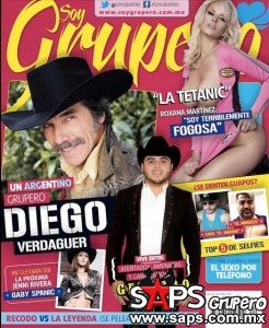 La edición de octubre de la revista Soy Grupero engalanada por Diego Verdaguer