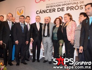 Vicente Fernández apoya la campaña contra el cáncer de próstata