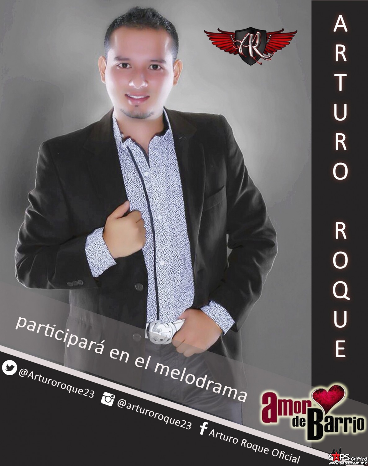 Arturo Roque participa en Amor de Barrio