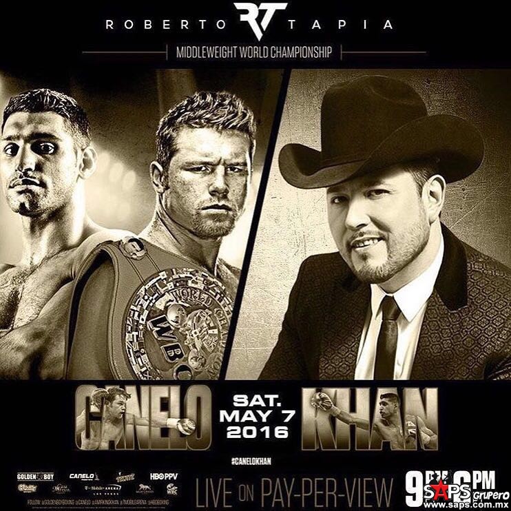 Roberto Tapia participará en la pelea de «El Canelo» Alvarez Vs Amir Khan