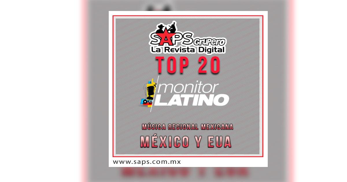 Top 20 de la Música Popular en Mexico y EU por monitorlatino del 21 al 27 de noviembre de 2016