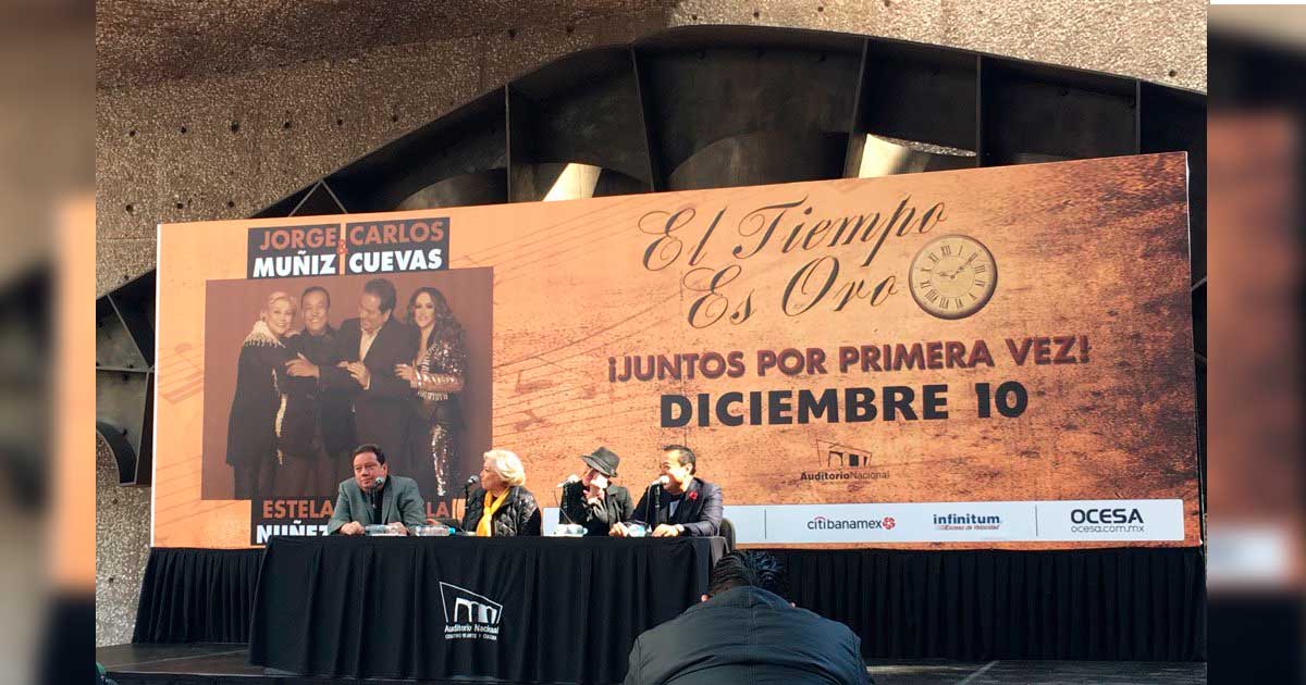 Jorge Muñiz, Carlos Cuevas, Manoella Torres y Estela Núñez darán show nostálgico