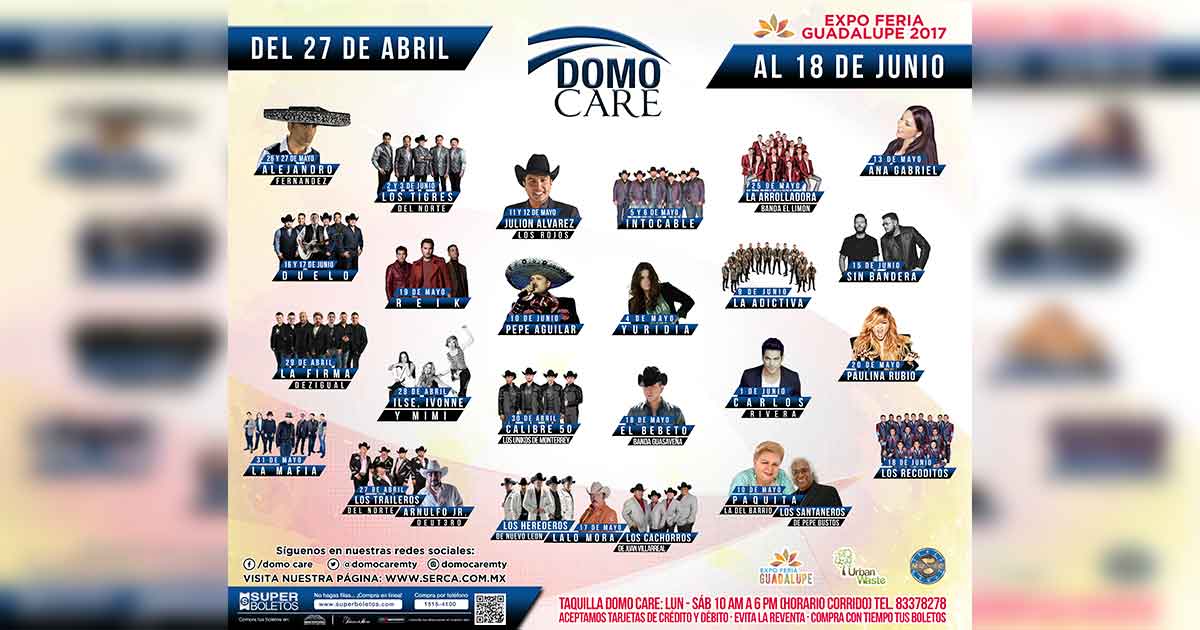 Domo Care presenta a los mejores artistas en concierto
