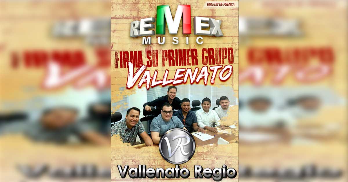Remex Music firma su primer grupo Vallenato