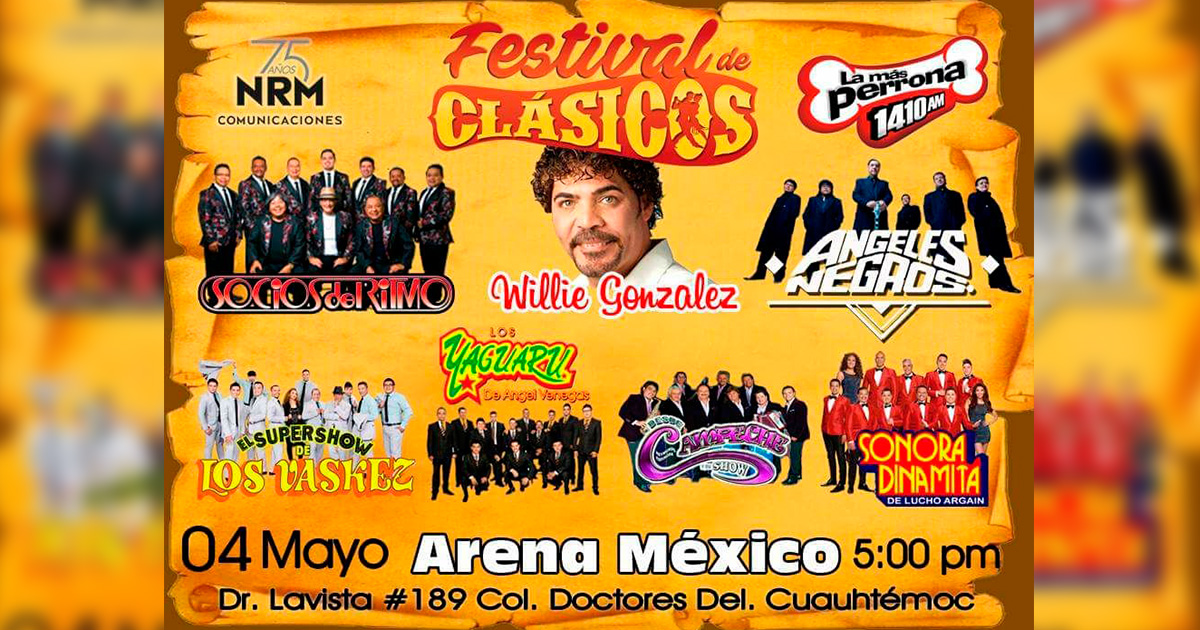 Llévate boletos para el Festival de Clásicos en la Arena México