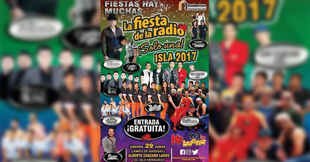 La Fiesta de la Radio 99.3 de Coatzacoalcos con grandes invitados
