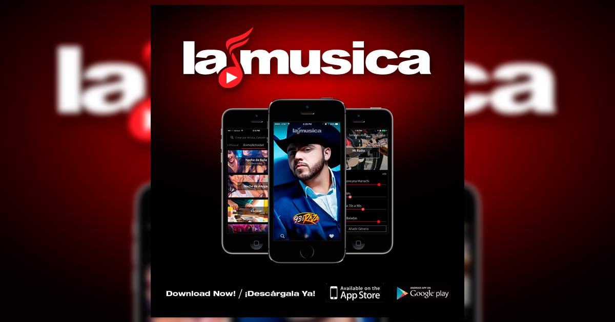 LAMUSICA APP y 97.9FM LA RAZA, buena música y emoción en L.A.