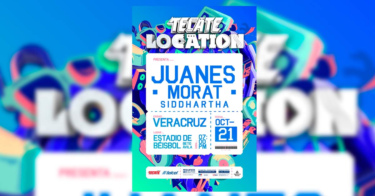 Juanes, Morat y Siddartha juntos en el Tecate Location