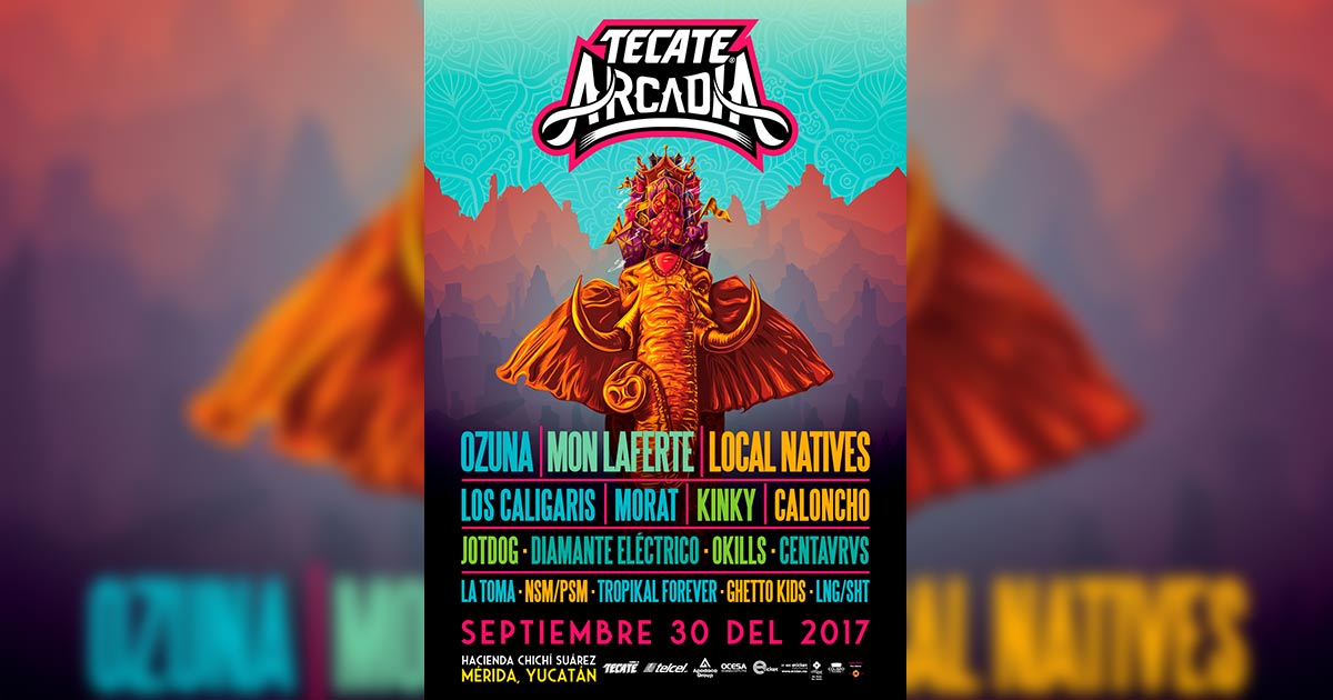 Tecate Arcadia, el festival más grande llega a Mérida