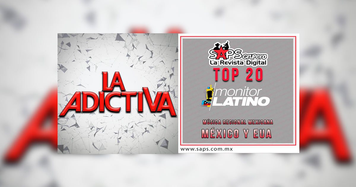 Top 20 de la Música Popular en México por monitorLATINO del 07 al 14 de Agosto de 2017