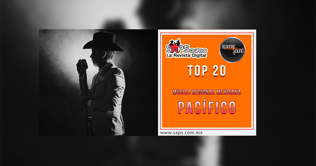 Top 20 de la Música Popular del Pacífico de México por Scanner Sound del 14 al 20 de Agosto de 2017