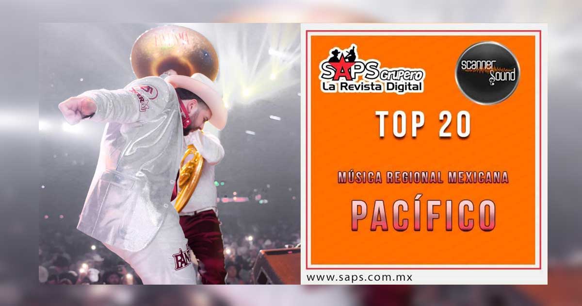 Top 20 de la Música Popular del Pacífico de México por Scanner Sound del 11 al 17 de Septiembre de 2017
