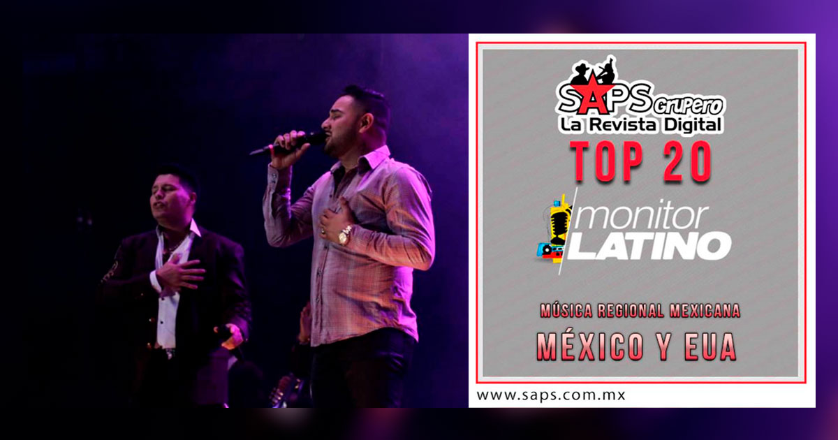 Top 20 de la Música Popular Mexicana en México por monitorLATINO del 27 de Noviembre al 03 de Diciembre de 2017