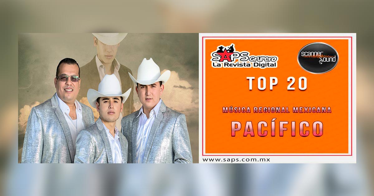 Top 20 de la Música Popular del Pacífico de México por Scanner Sound del 11 al 17 de Diciembre de 2017