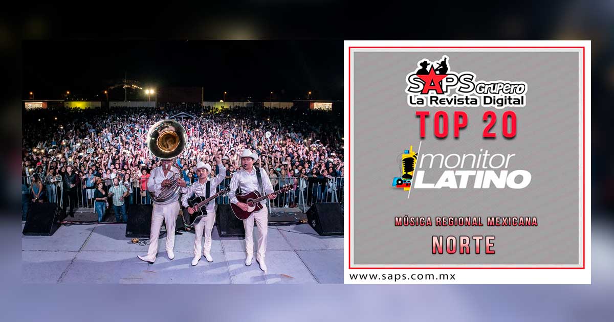 Top 20 de la Música Popular del Norte por monitorLATINO del 20 al 26 de Noviembre de 2017