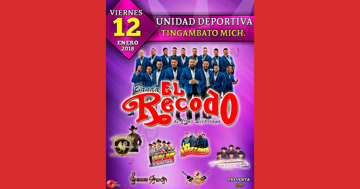 Gran evento el que se vivirá en Tingambato, Michoacán este 12 de Enero