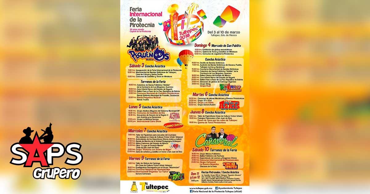Tultepec presenta su Feria Internacional de la Pirotecnia 2018