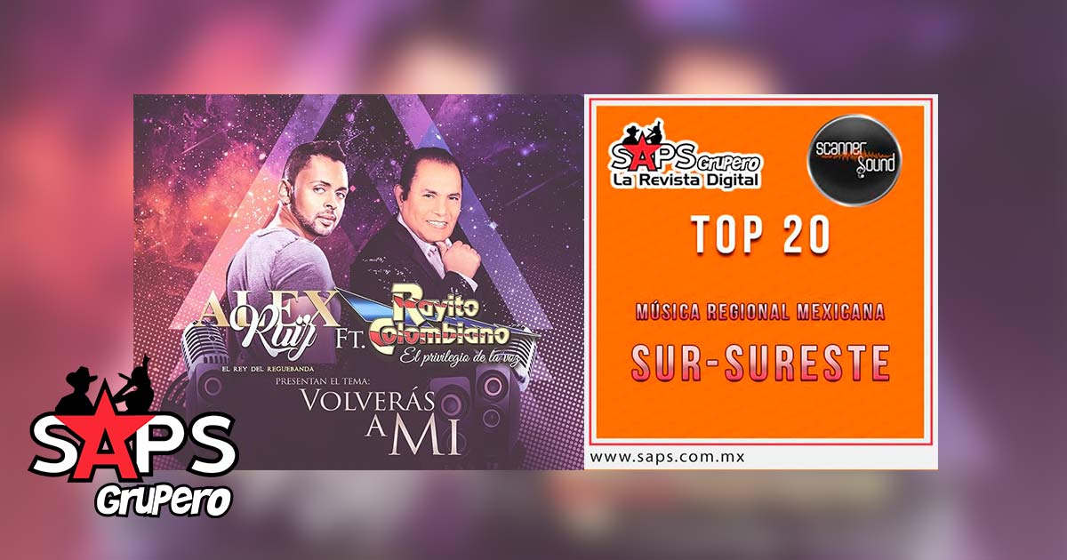 Top 20 de la Música Popular del Sureste de México por Scanner Sound del 29 de Enero al 04 de Febrero de 2018