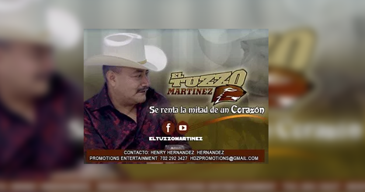 El Tuzzo Martinez – Se Renta La Mitad De Un Corazón (Letra y Video Oficial)