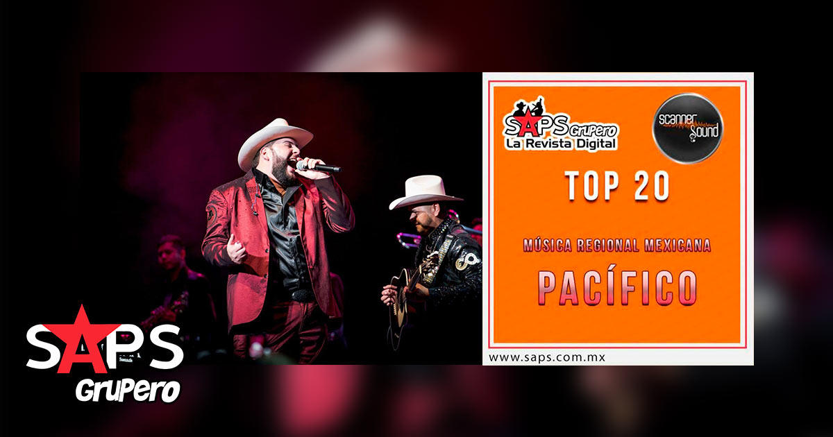 Top 20 de la Música popular del Pacífico de México por scanner sound del 26 de Febrero al 01 de Marzo de 2018
