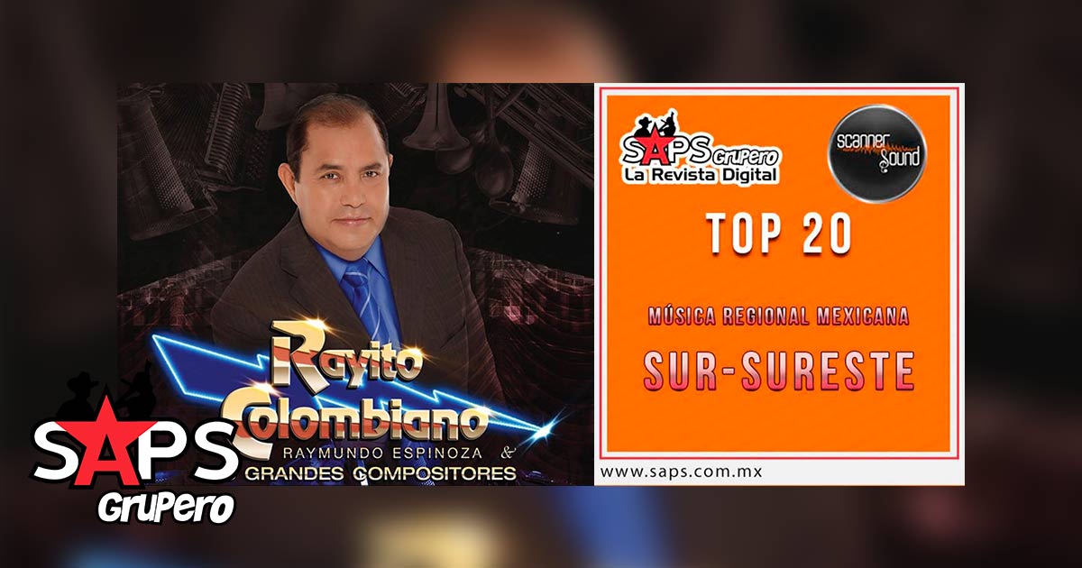 Top 20 de la Música Popular del Sureste de México por Scanner Sound del 12 al 18 de Marzo de 2018
