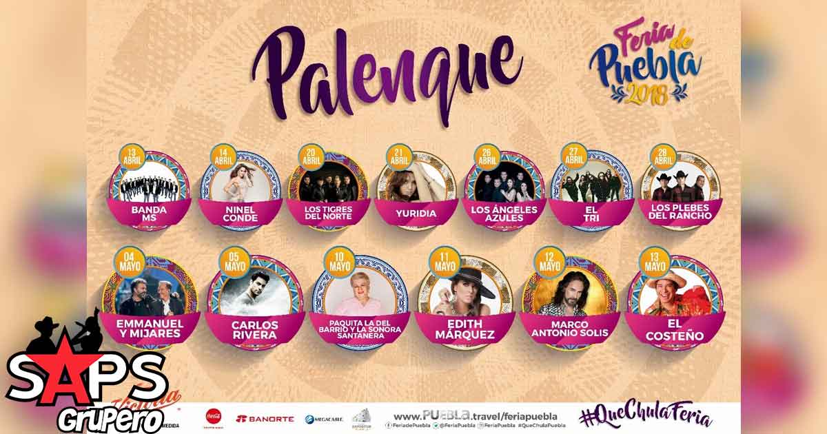 Súper elenco en el Palenque 2018 en la Feria de Puebla