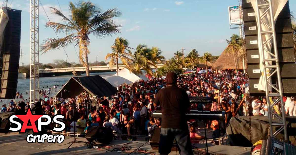La Konsigna Musical de fiesta en playa de Campeche