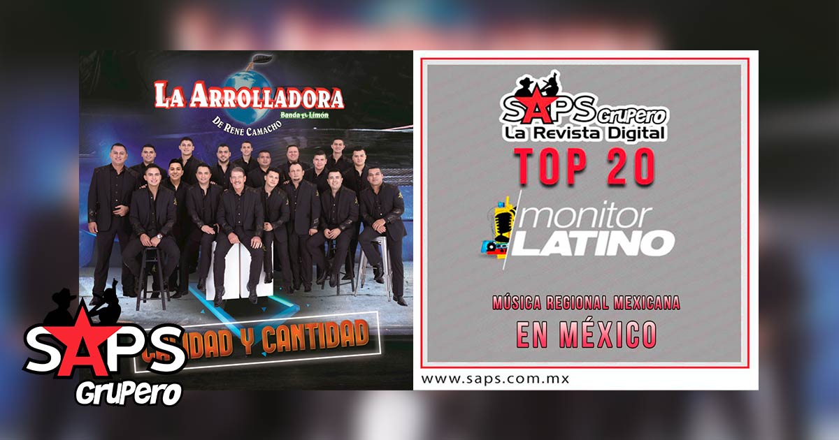 Top 20 de la Música Popular en México por MonitorLatino del 09 al 13 de Abril de 2018