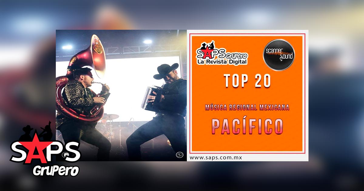 Top 20 de la Música Popular del Pacífico de México por Scanner Sound del 02 al 08 de Abril de 2018