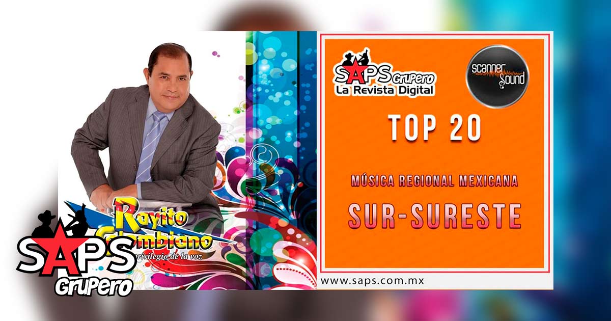 Top 20 de la Música Popular del Sureste de México por Scanner Sound del 09 al 13 de Abril de 2018