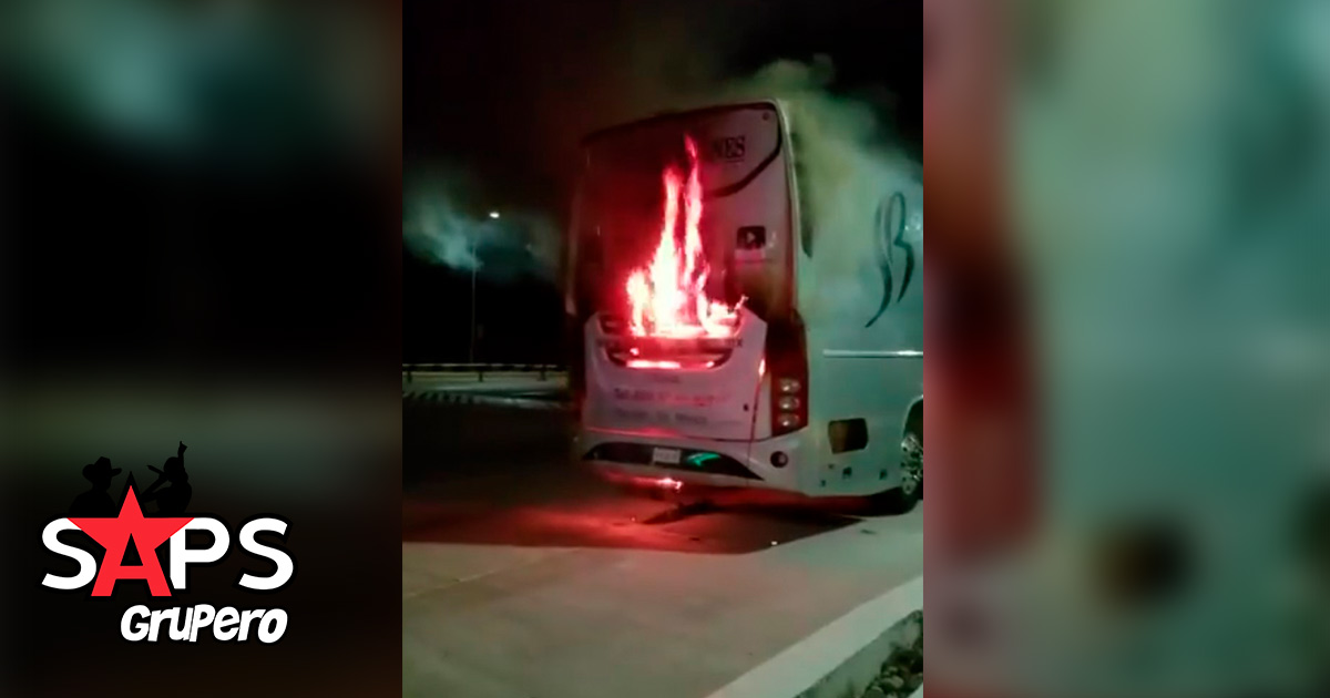Se incendia autobús de Banda Los Sebastianes