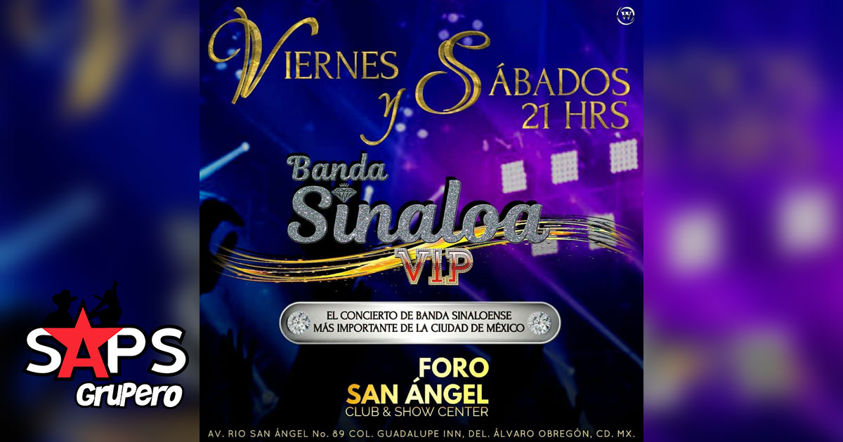 El Foro San Ángel retumba a ritmo de Banda Sinaloa VIP