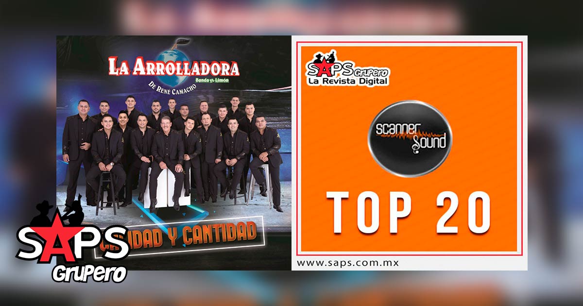 Top 20 de la Música Popular Mexicana en México por Scanner Sound del 04 al 11 de Junio de 2018