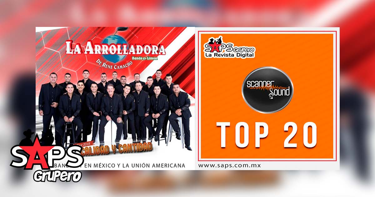 Top 20 de la Música Popular Mexicana en México por Scanner Sound del 11 al 17 de Junio de 2018