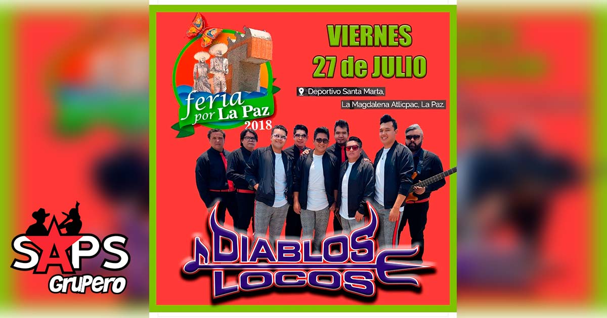 Diablos Locos este 27 de Julio en la Feria por la Paz 2018