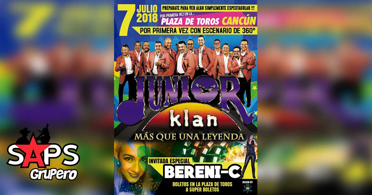 Junior Klan en un concierto 360° en la Plaza de Toros Cancún