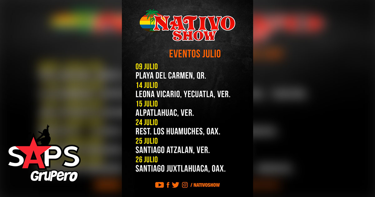 Agenda de presentaciones de Nativo Show