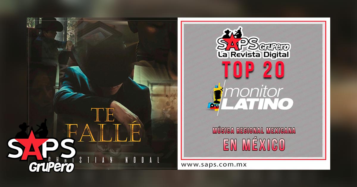 Top 20 de la Música Popular en México por MonitorLatino del 02 al 08 de Julio de 2018