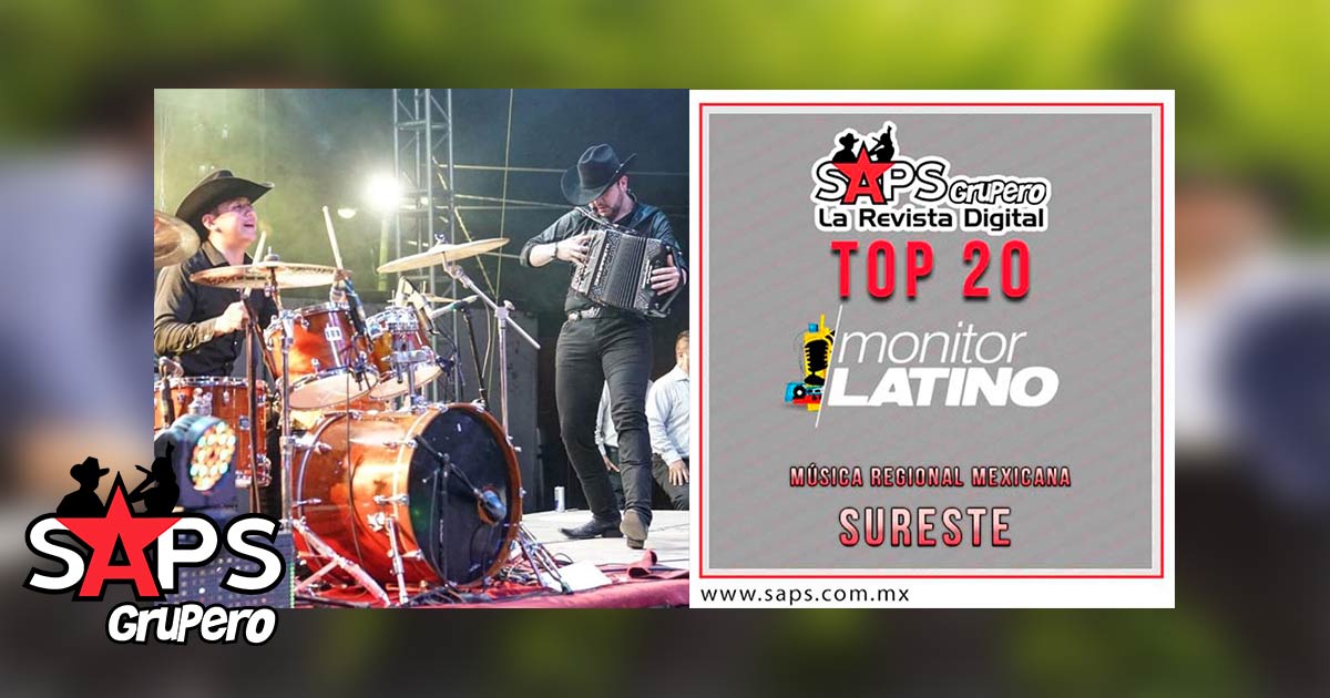 Top 20 de la Música Popular Mexicana del Sureste de México por MonitorLatino del 23 al 29 de Julio de 2018
