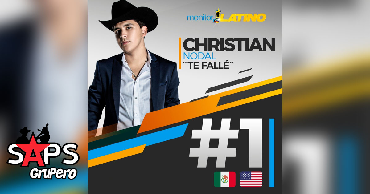 Christian Nodal es #1 en México y EUA