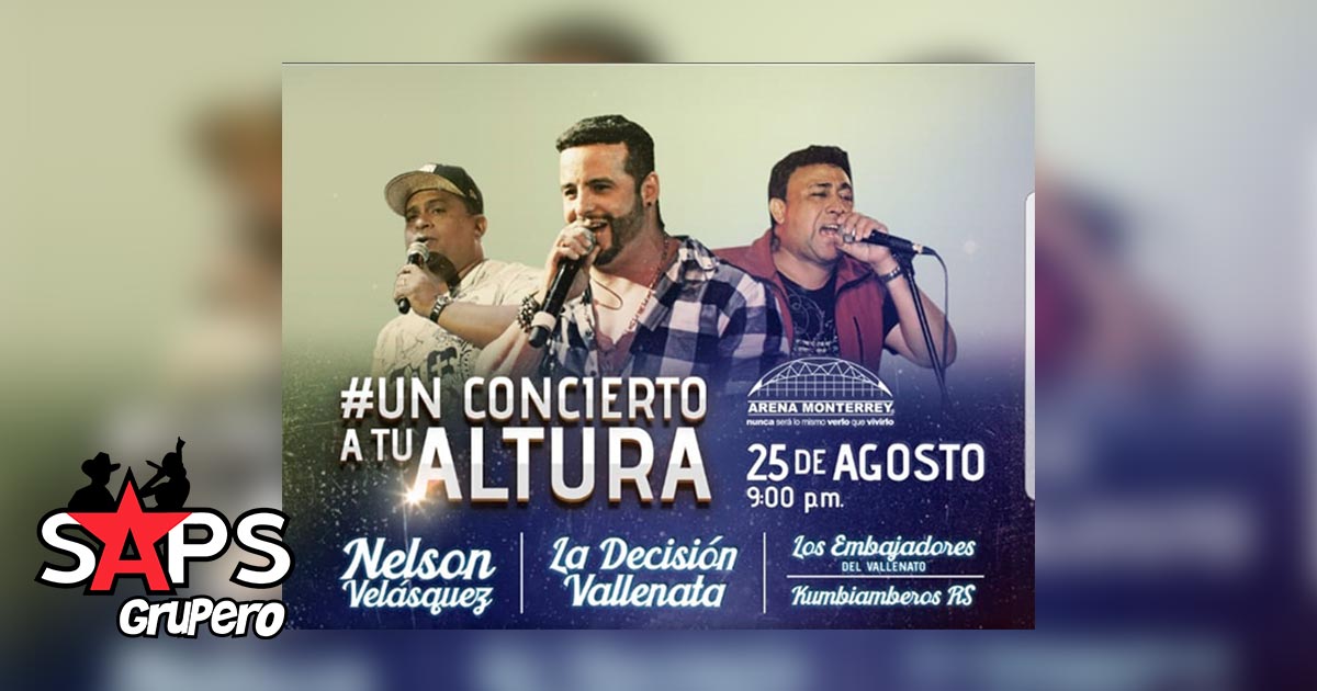 La Arena Monterrey tendrá un concierto con sabor a Vallenato
