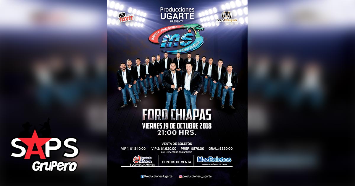 Banda MS en Octubre en el Foro Chiapas