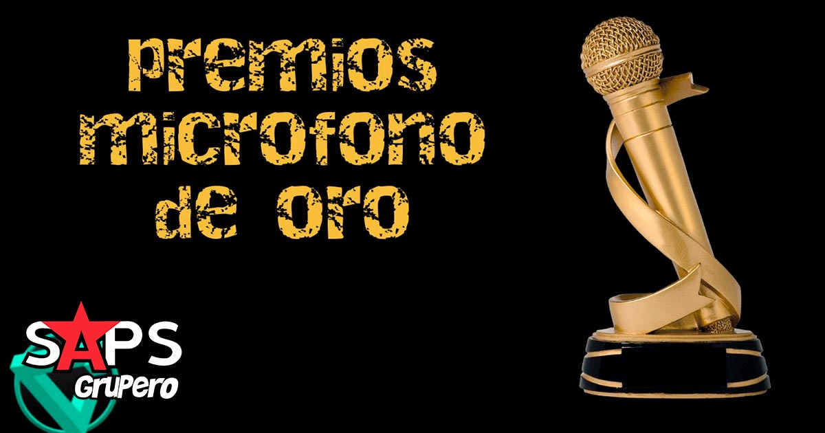 Premios Micrófono de Oro noche dorada para profesionales y cantantes