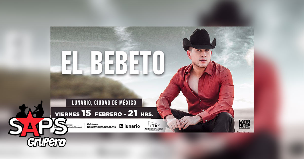 El Bebeto se presentará en el Lunario, Ciudad de México