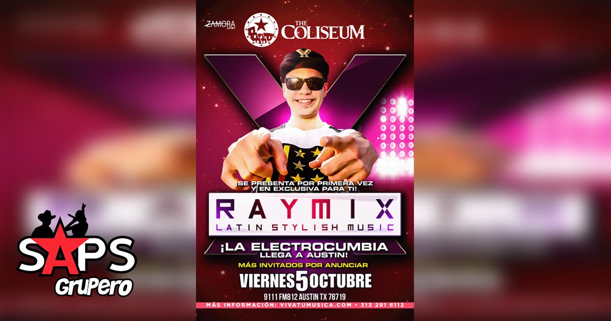 Raymix se presentará en el Coliseo de Austin