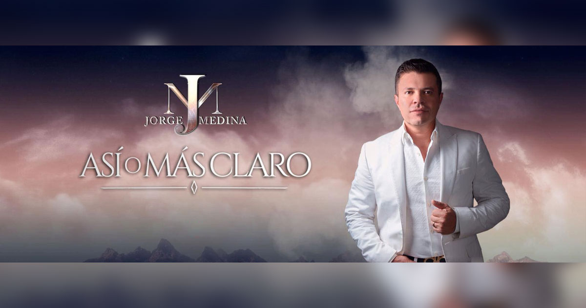 «ASÍ O MÁS CLARO» Jorge Medina da a conocer su nuevo álbum
