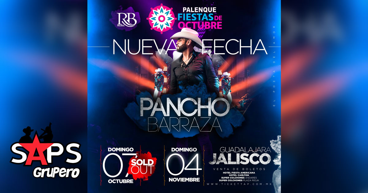 Pancho Barraza es Sold Out en las Fiestas de Octubre 2018