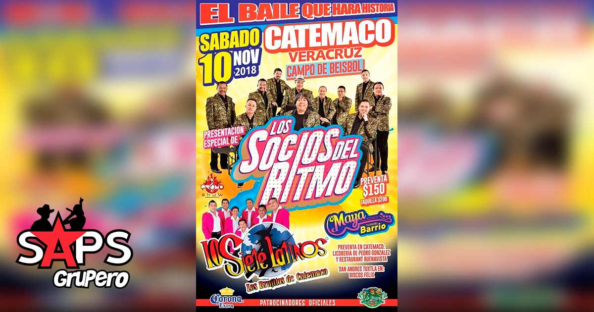 Gran baile en Catemaco, Veracruz con Los Socios Del Ritmo