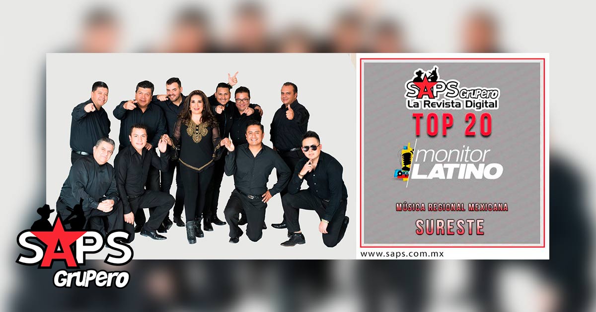 Top 20 de la Música Popular Mexicana del Sureste de México por MonitorLatino del 01 al 07 de Octubre de 2018